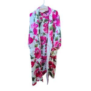 Vintage‎ Victorias Secret Gold Label Satin Coquette 90s MEDIUM Lingerie Robe M